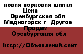 новая норковая шапка  › Цена ­ 6 500 - Оренбургская обл., Медногорск г. Другое » Продам   . Оренбургская обл.